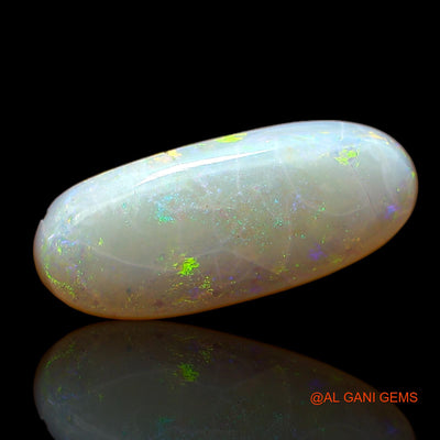 3.00 Cts Unheated Australian Fire Opal Loose Gemstone Oval Cabochon Natural 16x7x3 mm AC-585