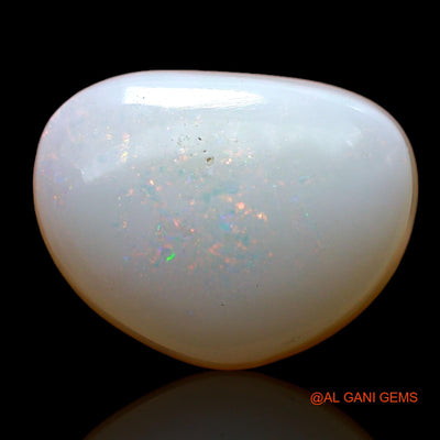 5.00 Cts Natural Australian Fire Opal Loose Gemstone Fancy Cabochon 13x10x6 mm AC-586