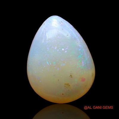 Natural Fire Opal Gemstone 3.00 Cts Loose Pear Cabochon From Australia 13x10x4 mm AC-587