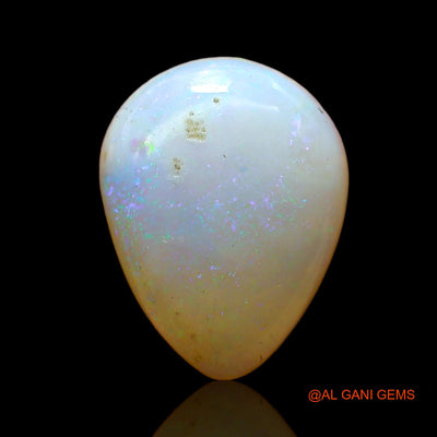 Natural Fire Opal Gemstone 3.00 Cts Loose Pear Cabochon From Australia 13x10x4 mm AC-587