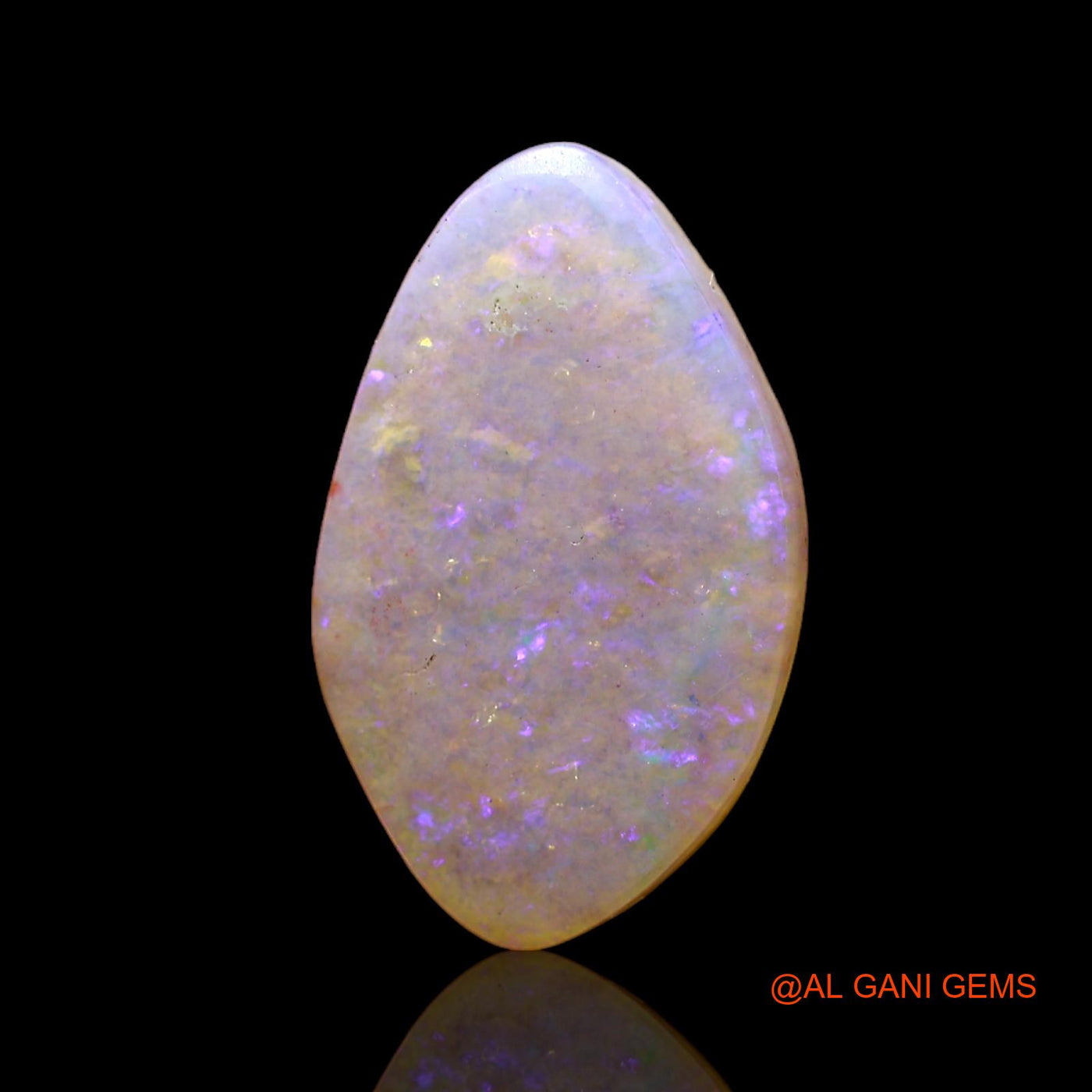 3.00 Cts Natural Australian Fire Opal Loose Gemstone Fancy Cabochon 14x9x4 mm AC-588