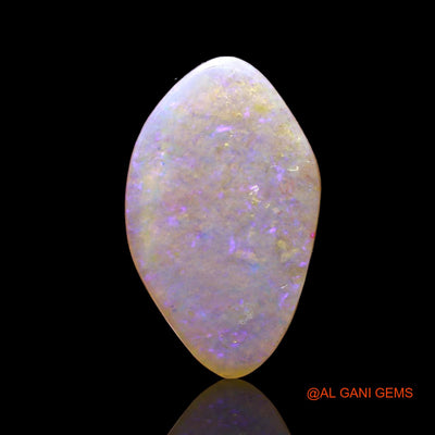 3.00 Cts Natural Australian Fire Opal Loose Gemstone Fancy Cabochon 14x9x4 mm AC-588