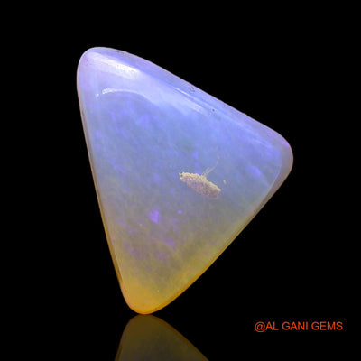 Natural Untreated Fire Opal Loose Gemstone Trillion Cabochon From Australia 4.00 Cts 11x11x5 mm AC-589