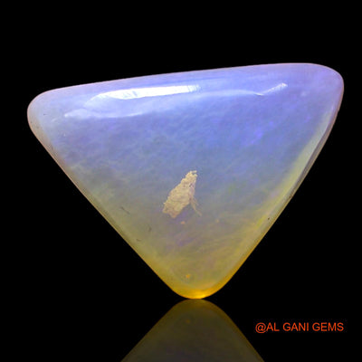 Natural Untreated Fire Opal Loose Gemstone Trillion Cabochon From Australia 4.00 Cts 11x11x5 mm AC-589