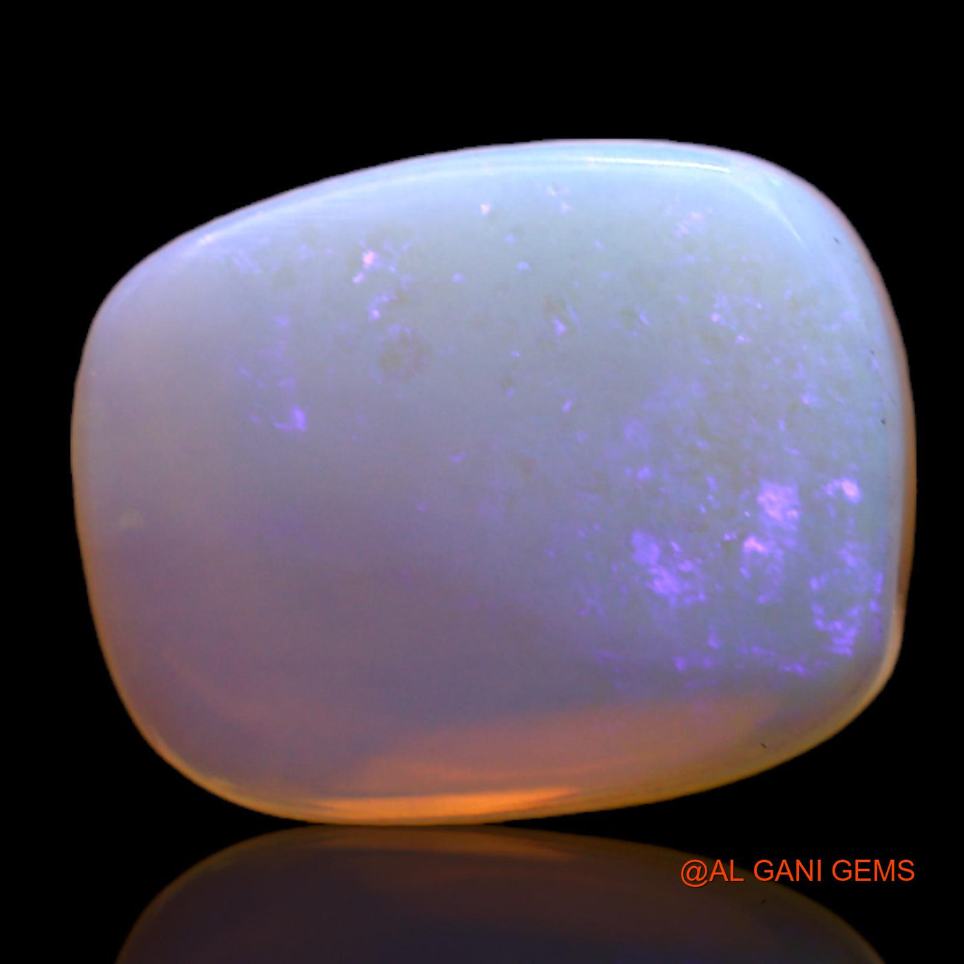8.00 Cts Natural Australian Fire Opal Loose Gemstone Oval Cabochon 16x13x5 mm AC-58