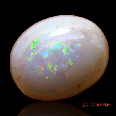 5.00 Cts Natural Australian Fire Opal Loose Gemstone Oval Cabochon 12x10x6 mm AC-590