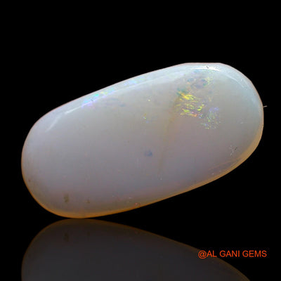 Natural Untreated Fire Opal Loose Gemstone Oval Cabochon From Australia 4.00 Cts 20x9x3 mm AC-591