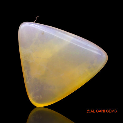 Natural Fire Opal Gemstone 6.00 Cts Loose Trillion Cabochon From Australia 15x13x5 mm AC-592