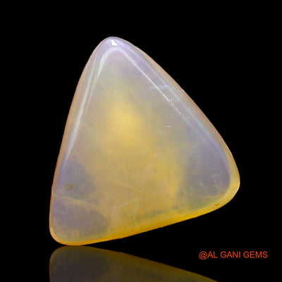 Natural Fire Opal Gemstone 6.00 Cts Loose Trillion Cabochon From Australia 15x13x5 mm AC-592