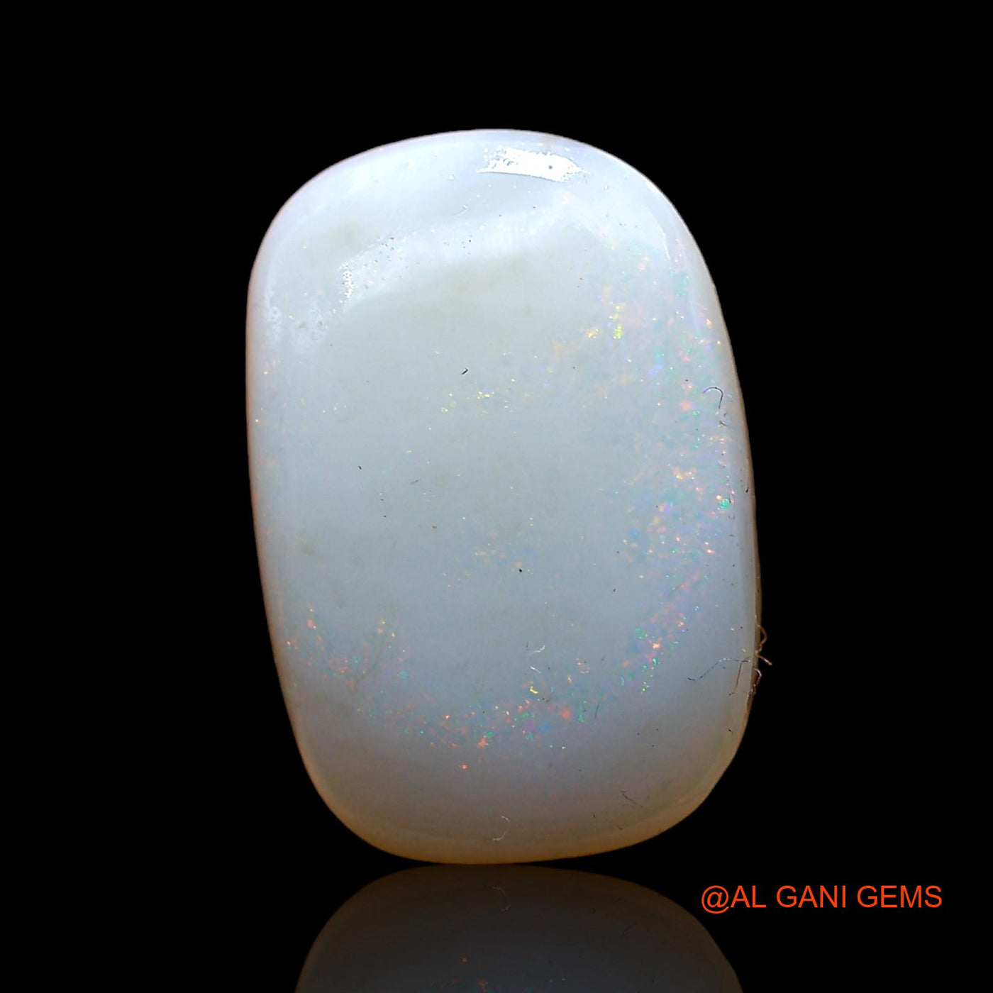 4.00 Cts Natural Australian Fire Opal Loose Gemstone Oval Cabochon 15x10x3 mm AC-593