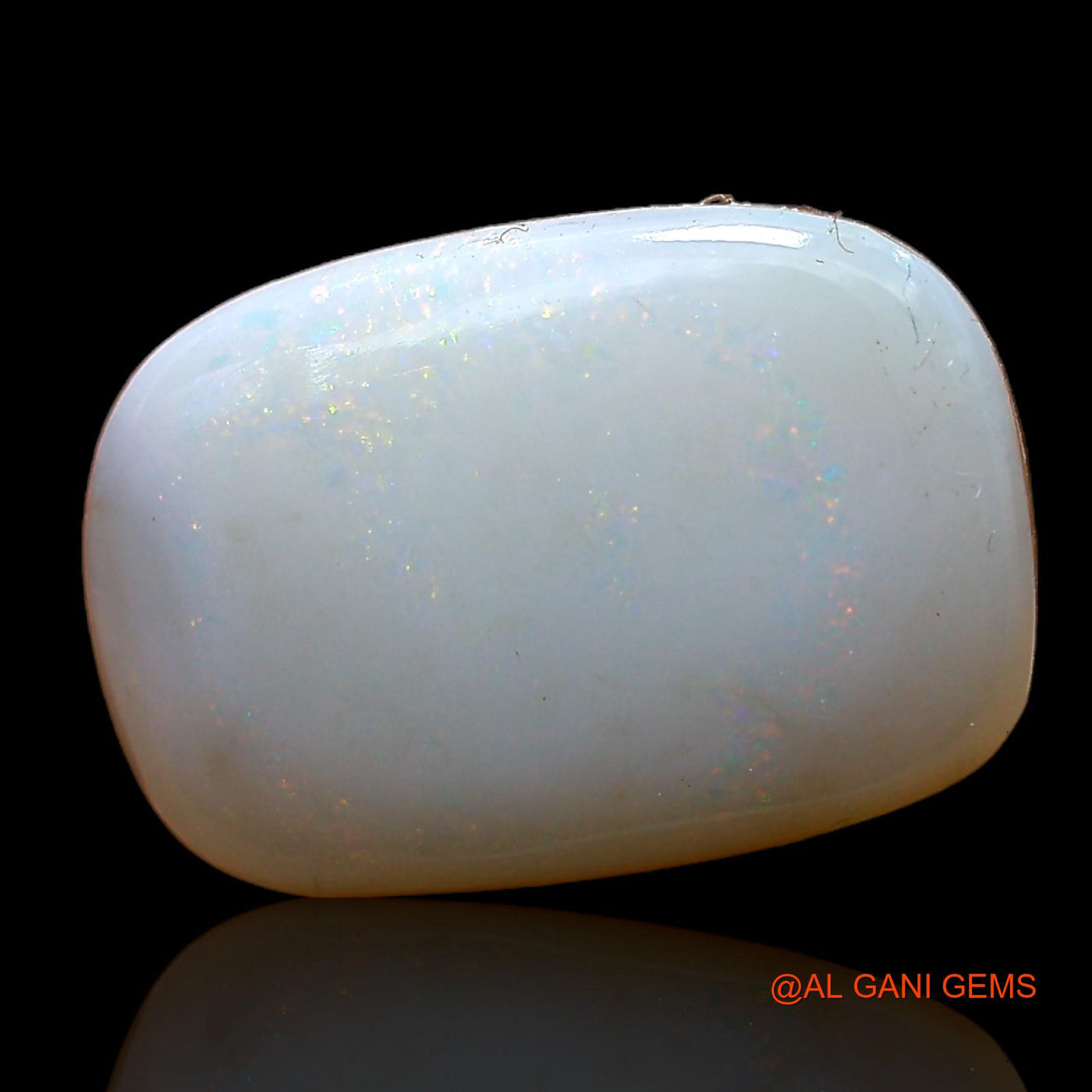 4.00 Cts Natural Australian Fire Opal Loose Gemstone Oval Cabochon 15x10x3 mm AC-593