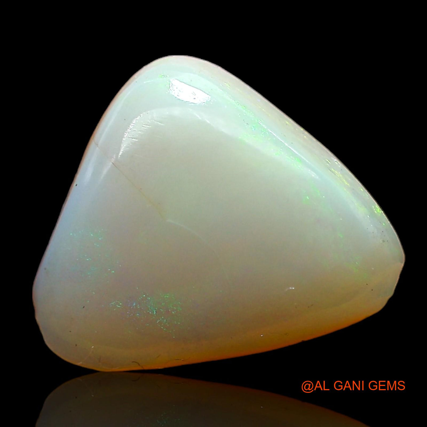 2.00 Cts Natural Australian Fire Opal Loose Gemstone Trillion Cabochon 12x11x3 mm AC-596