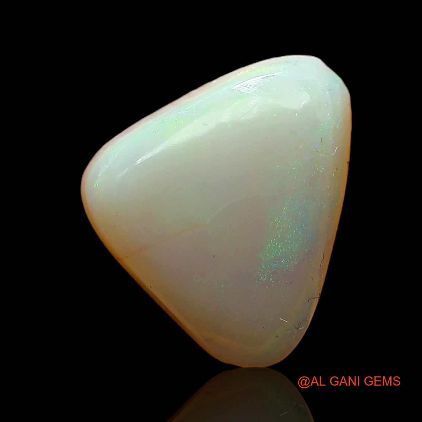 2.00 Cts Natural Australian Fire Opal Loose Gemstone Trillion Cabochon 12x11x3 mm AC-596