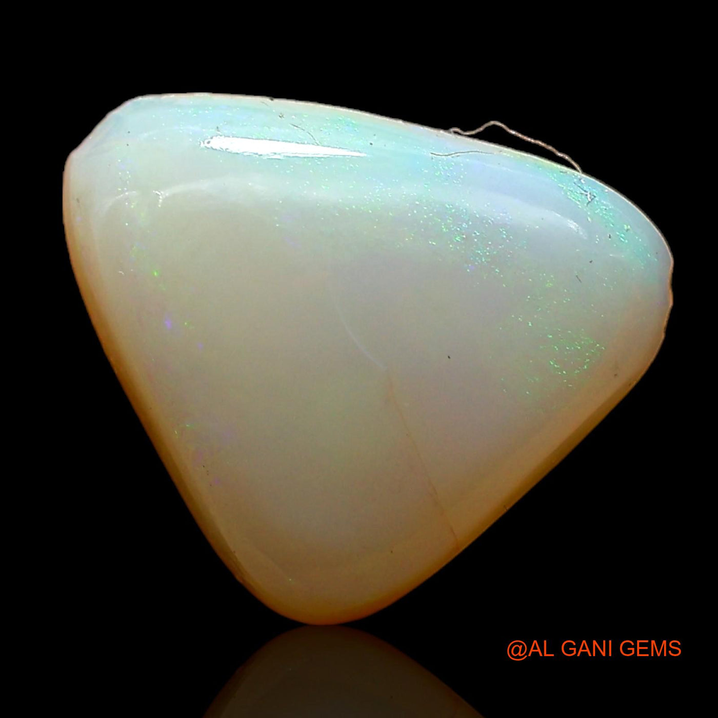 2.00 Cts Natural Australian Fire Opal Loose Gemstone Trillion Cabochon 12x11x3 mm AC-596