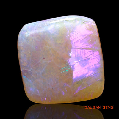 2.00 Cts Unheated Australian Fire Opal Loose Gemstone Square Cabochon Natural 11x11x2 mm AC-598