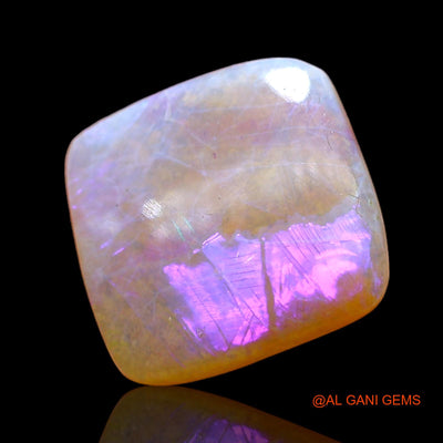 2.00 Cts Unheated Australian Fire Opal Loose Gemstone Square Cabochon Natural 11x11x2 mm AC-598