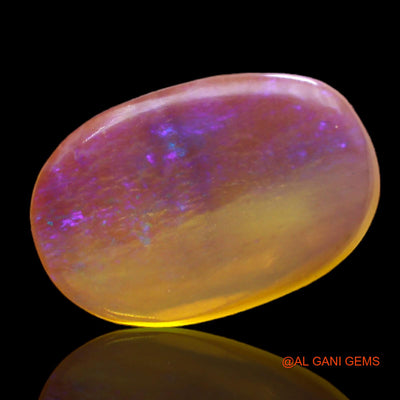 Natural Untreated Fire Opal Loose Gemstone Oval Cabochon From Australia 4.00 Cts 18x12x3 mm AC-59