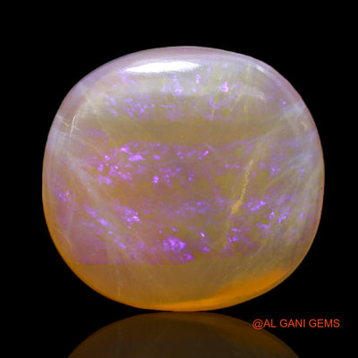 10.00 Cts Unheated Australian Fire Opal Loose Gemstone Oval Cabochon Natural 18x17x4 mm AC-5
