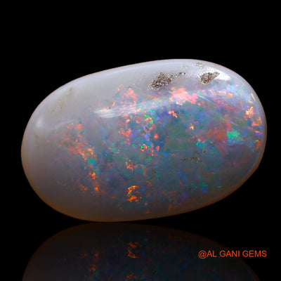6.30 Cts Natural Australian Fire Opal Oval Cabochon Loose Gemstone For Jewelry 20x12x3 mm AC-602