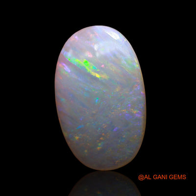 4.25 Cts Natural Australian Fire Opal Loose Gemstone Oval Cabochon 19x12x2 mm AC-603