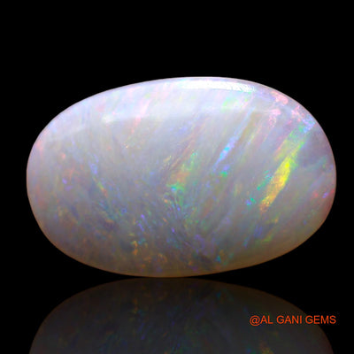 4.25 Cts Natural Australian Fire Opal Loose Gemstone Oval Cabochon 19x12x2 mm AC-603