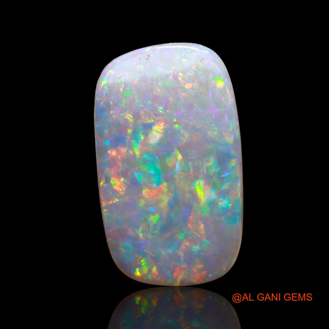 3.70 Cts Natural Australian Fire Opal Oval Cabochon Loose Gemstone For Jewelry 19x11x2 mm AC-604