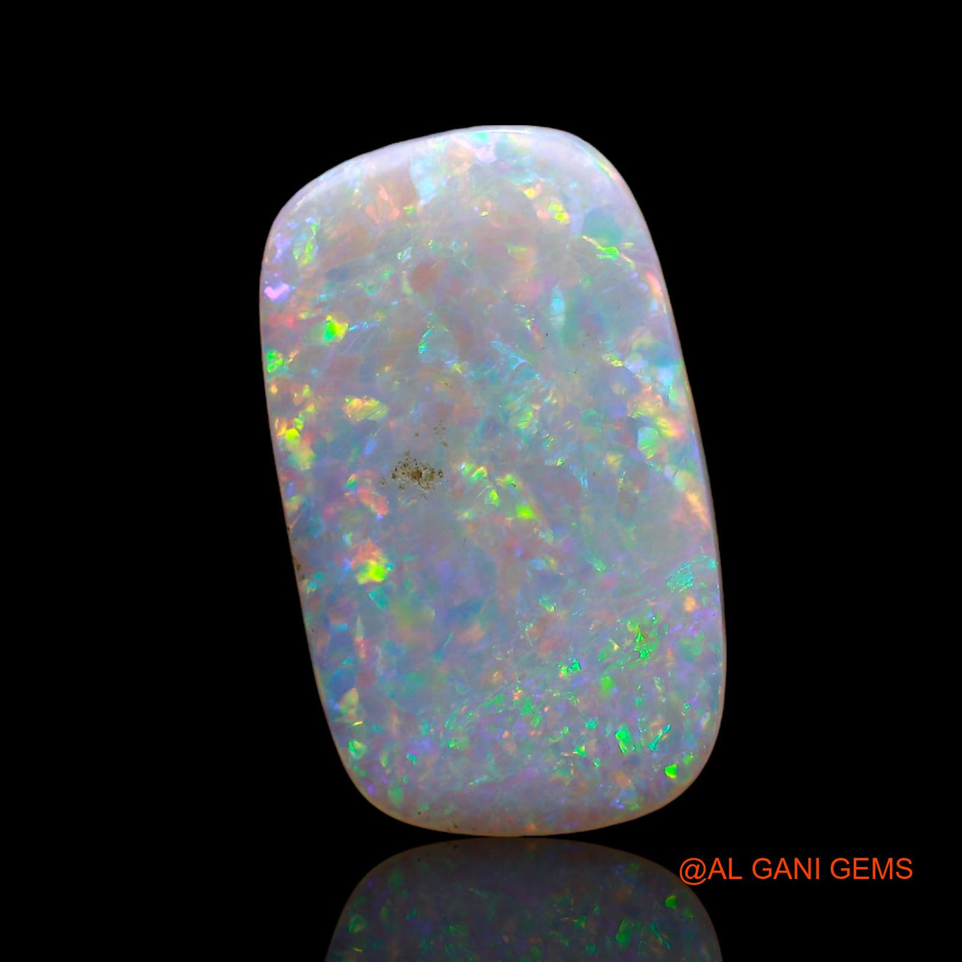 3.70 Cts Natural Australian Fire Opal Oval Cabochon Loose Gemstone For Jewelry 19x11x2 mm AC-604