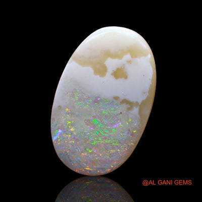 3.40 Cts Natural Australian Fire Opal Loose Gemstone Oval Cabochon 19x10x2 mm AC-608