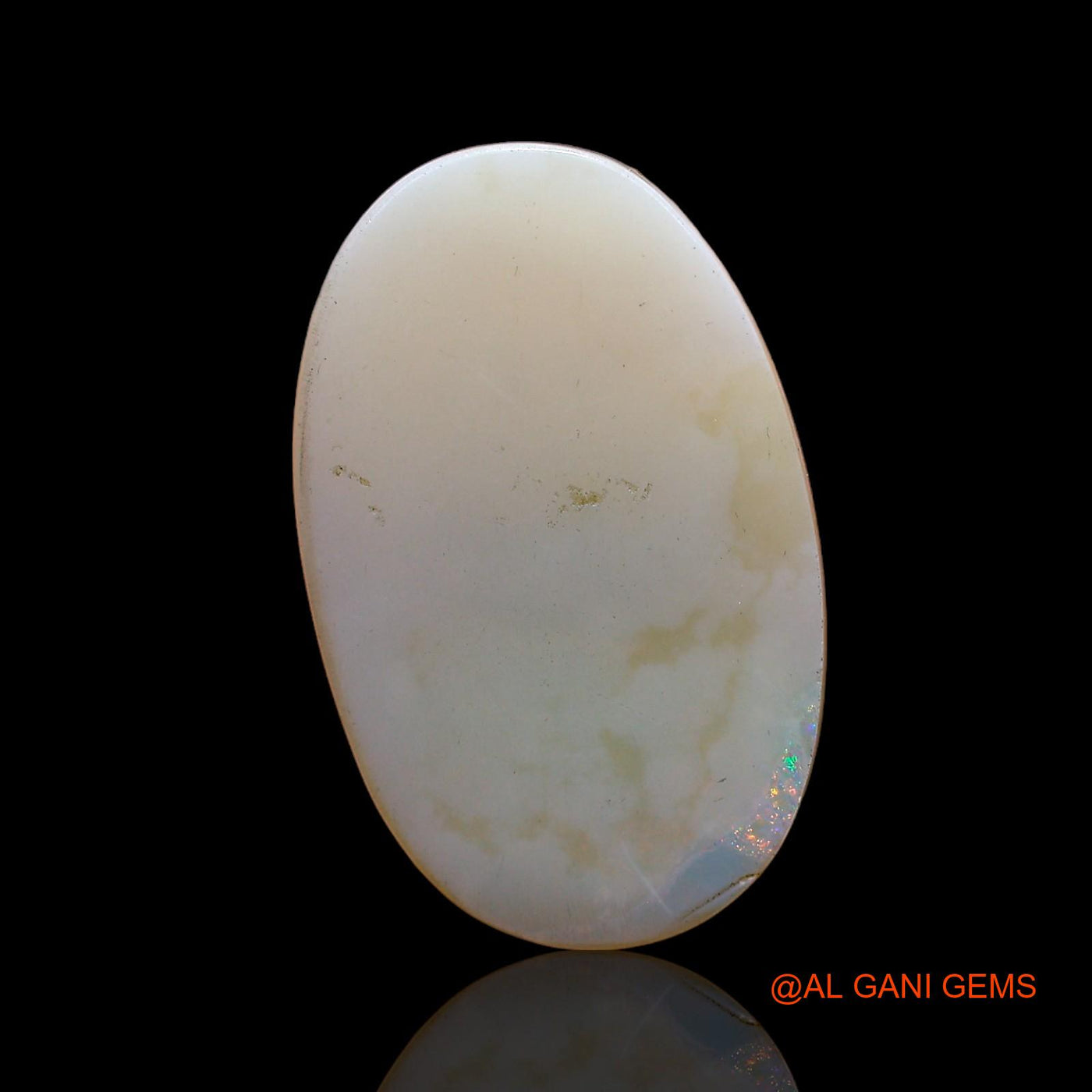 3.40 Cts Natural Australian Fire Opal Loose Gemstone Oval Cabochon 19x10x2 mm AC-608