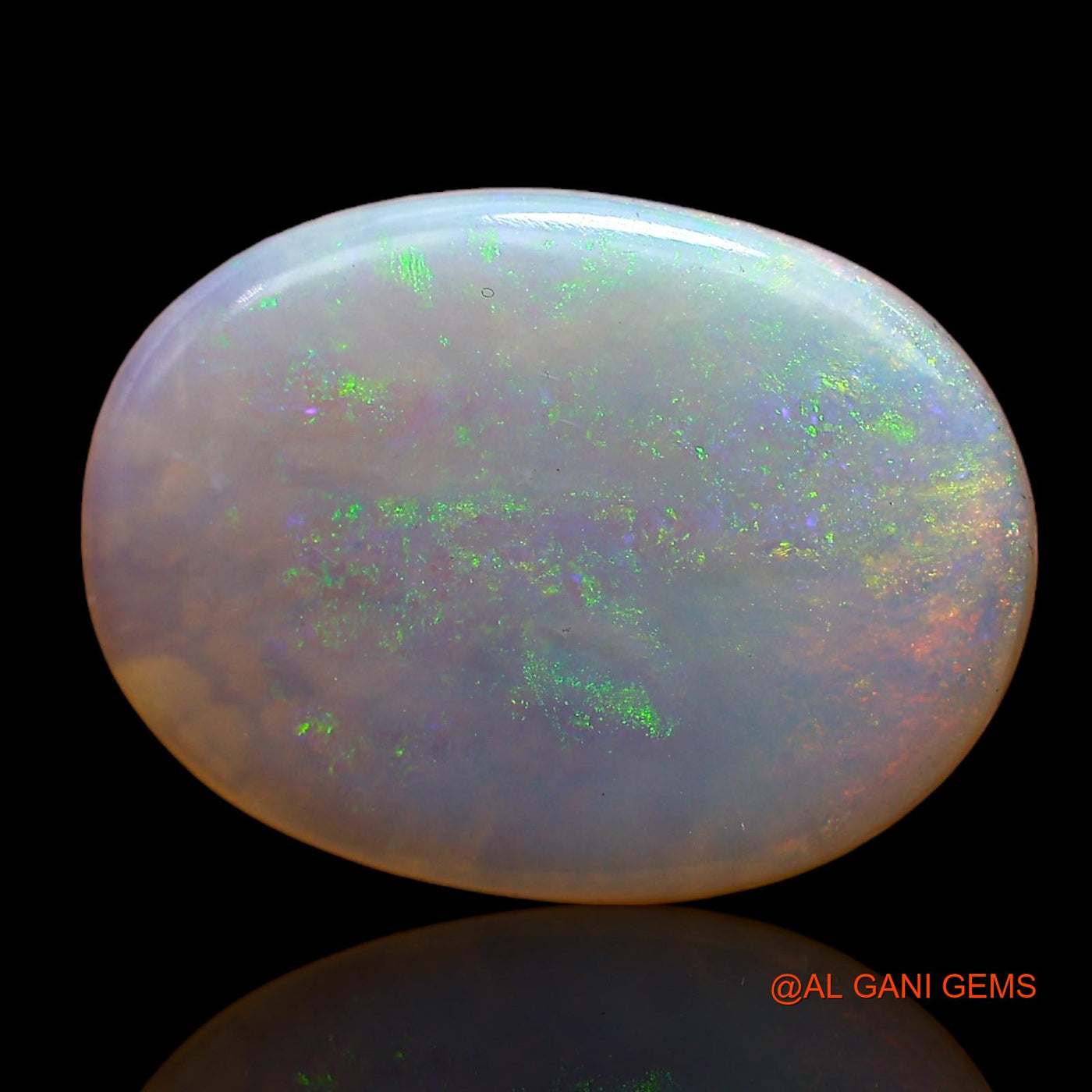 4.60 Cts Natural Australian Fire Opal Oval Cabochon Loose Gemstone For Jewelry 17x12x2 mm AC-610