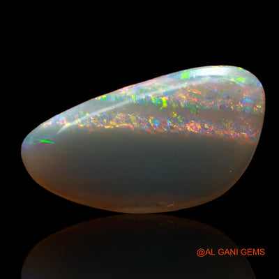3.20 Cts Natural Australian Fire Opal Loose Gemstone Fancy Cabochon 19x10x2 mm AC-611
