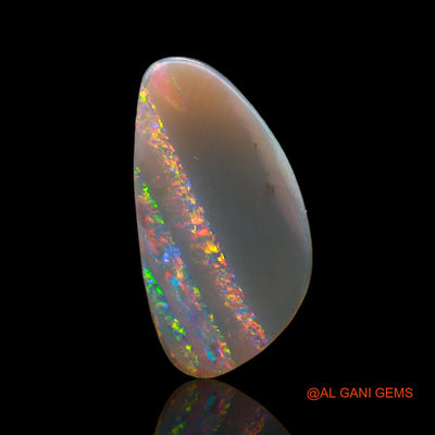 3.20 Cts Natural Australian Fire Opal Loose Gemstone Fancy Cabochon 19x10x2 mm AC-611