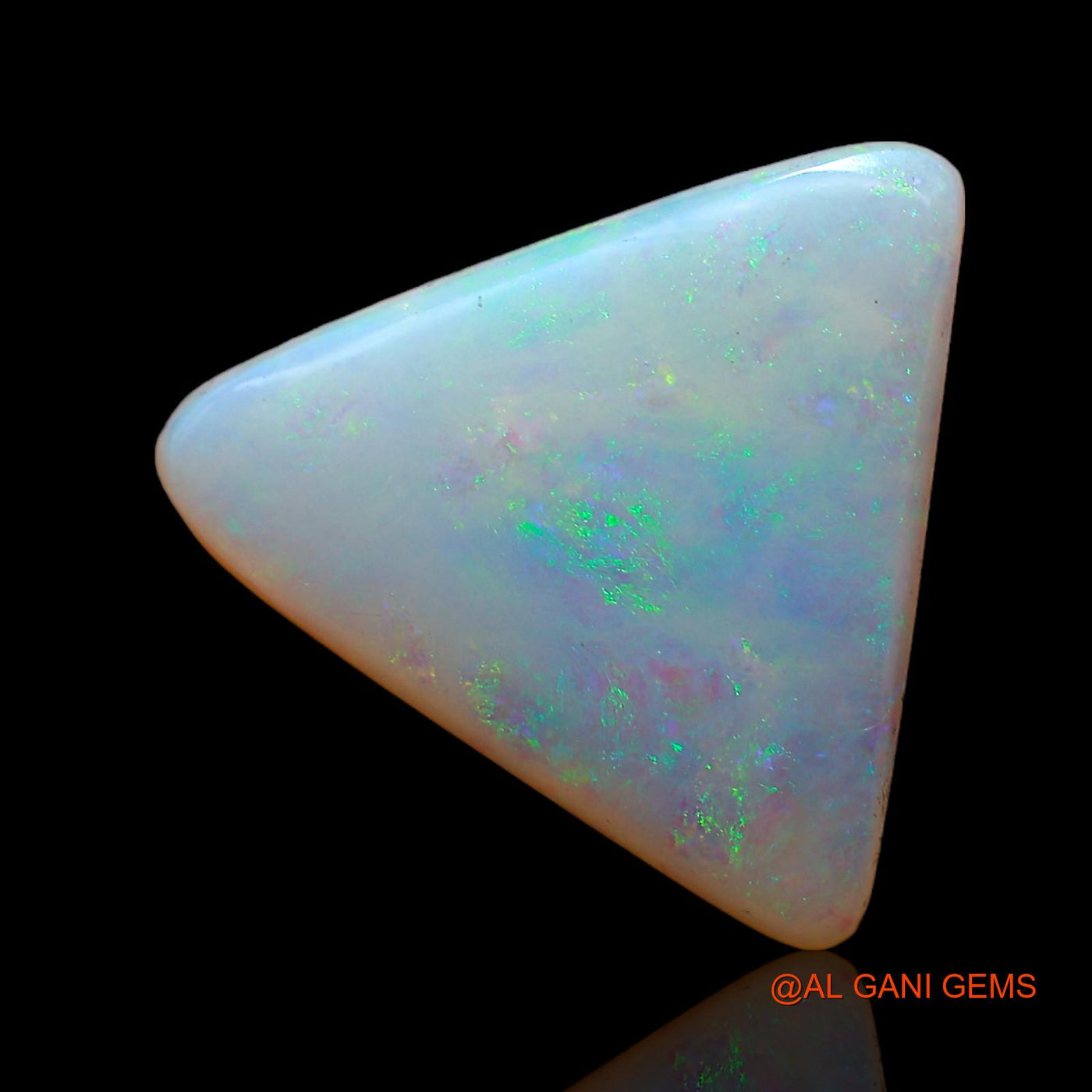 3.50 Cts Natural Australian Fire Opal Trillion Cabochon Loose Gemstone For Jewelry 16x14x3 mm AC-614