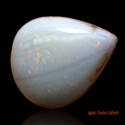 6.50 Cts Natural Australian Fire Opal Loose Gemstone Pear Cabochon 16x13x5 mm AC-615