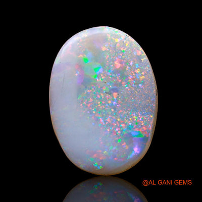 Natural Untreated Fire Opal Loose Gemstone Oval Cabochon From Australia 3.70 Cts 16x12x2 mm AC-616