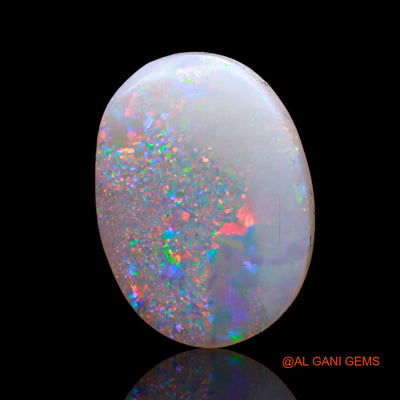 Natural Untreated Fire Opal Loose Gemstone Oval Cabochon From Australia 3.70 Cts 16x12x2 mm AC-616
