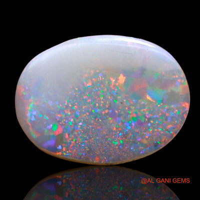 Natural Untreated Fire Opal Loose Gemstone Oval Cabochon From Australia 3.70 Cts 16x12x2 mm AC-616