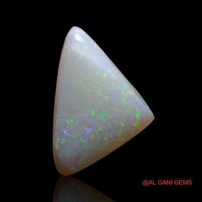 Natural Fire Opal Gemstone 4.00 Cts Loose Trillion Cabochon From Australia 17x11x4 mm AC-617