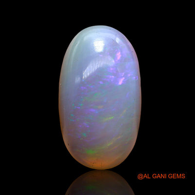 6.45 Cts Natural Australian Fire Opal Loose Gemstone Oval Cabochon 17x16x5 mm AC-618