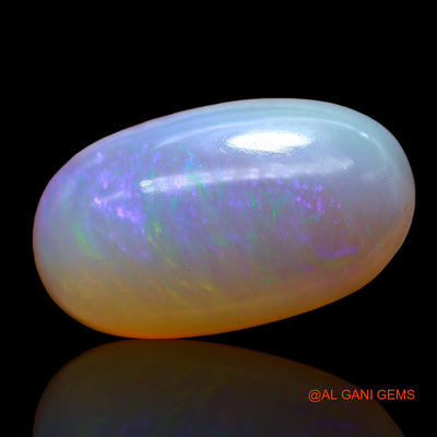 6.45 Cts Natural Australian Fire Opal Loose Gemstone Oval Cabochon 17x16x5 mm AC-618