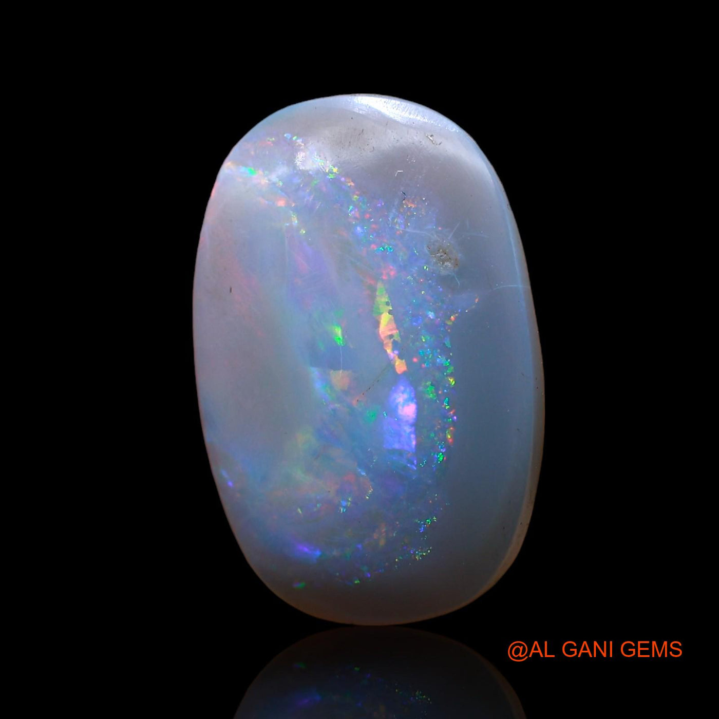 4.50 Cts Natural Australian Fire Opal Loose Gemstone Oval Cabochon 17x11x3 mm AC-620