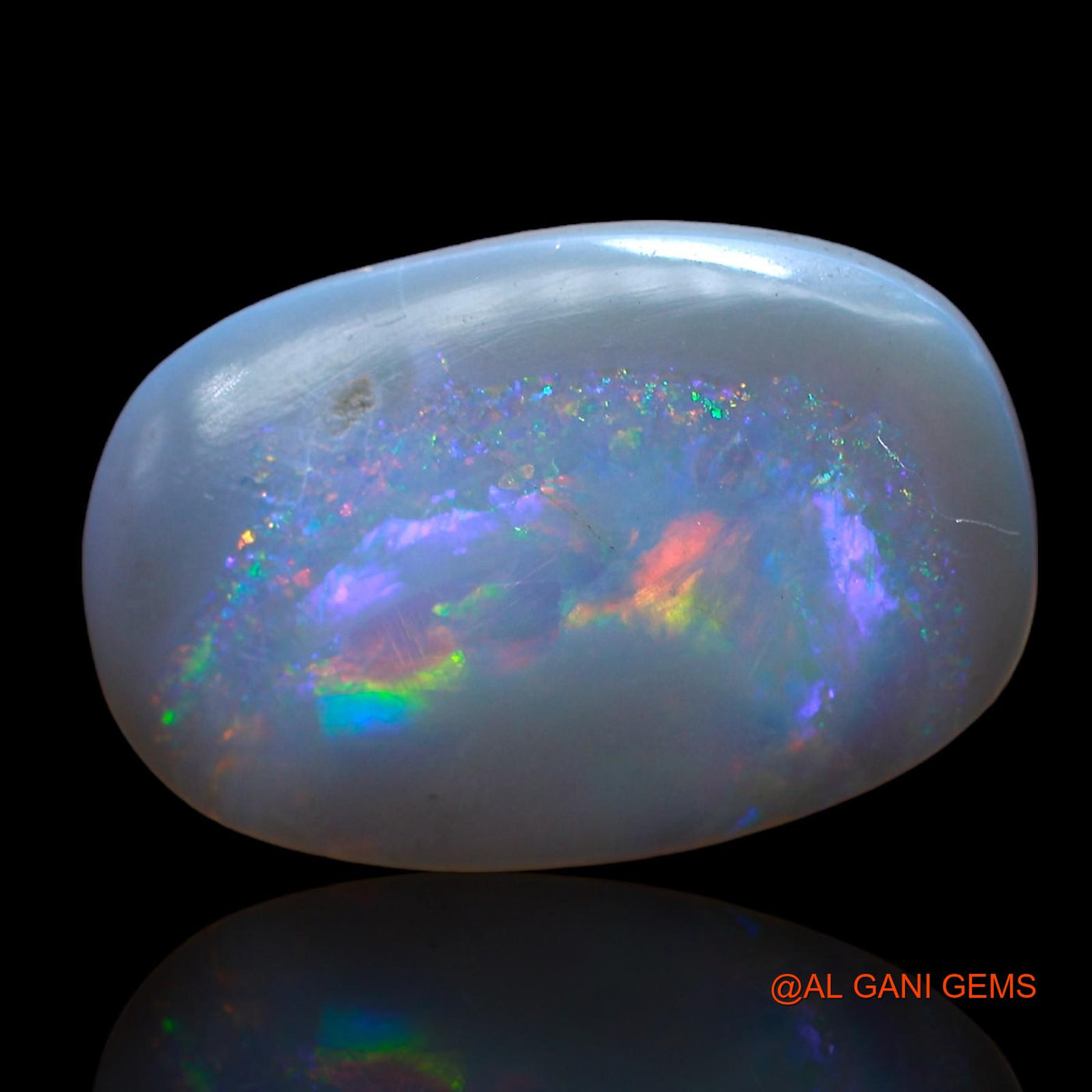 4.50 Cts Natural Australian Fire Opal Loose Gemstone Oval Cabochon 17x11x3 mm AC-620