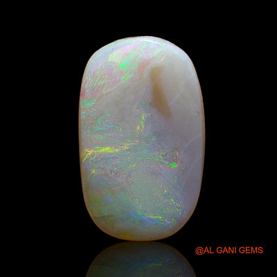 Natural Fire Opal Gemstone 5.00 Cts Loose Oval Cabochon From Australia 17x10x3 mm AC-621