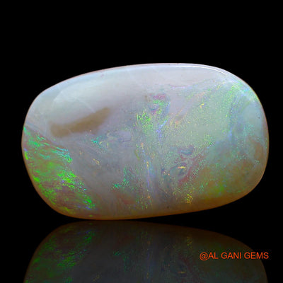 Natural Fire Opal Gemstone 5.00 Cts Loose Oval Cabochon From Australia 17x10x3 mm AC-621