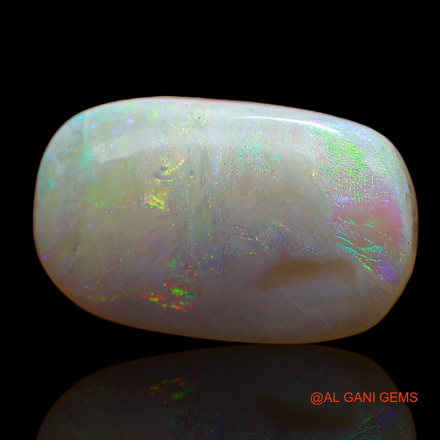 Natural Fire Opal Gemstone 5.00 Cts Loose Oval Cabochon From Australia 17x10x3 mm AC-621