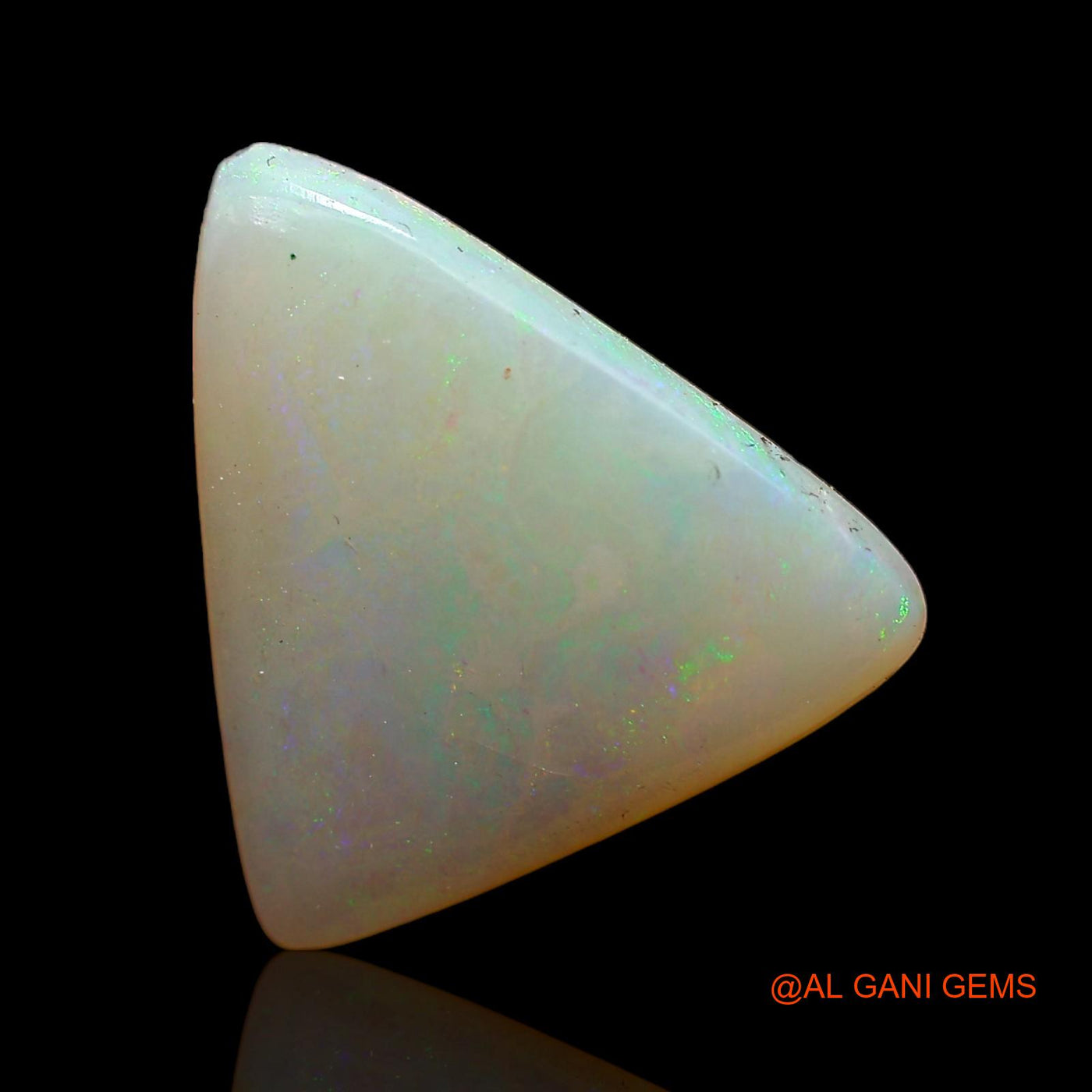 4.00 Cts Natural Australian Fire Opal Trillion Cabochon Loose Gemstone For Jewelry 15x13x3 mm AC-627