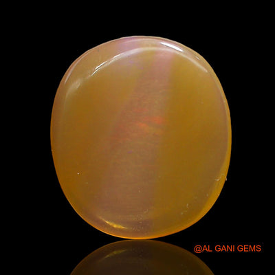 Natural Untreated Fire Opal Loose Gemstone Oval Cabochon From Australia 3.00 Cts 13x11x2 mm AC-629