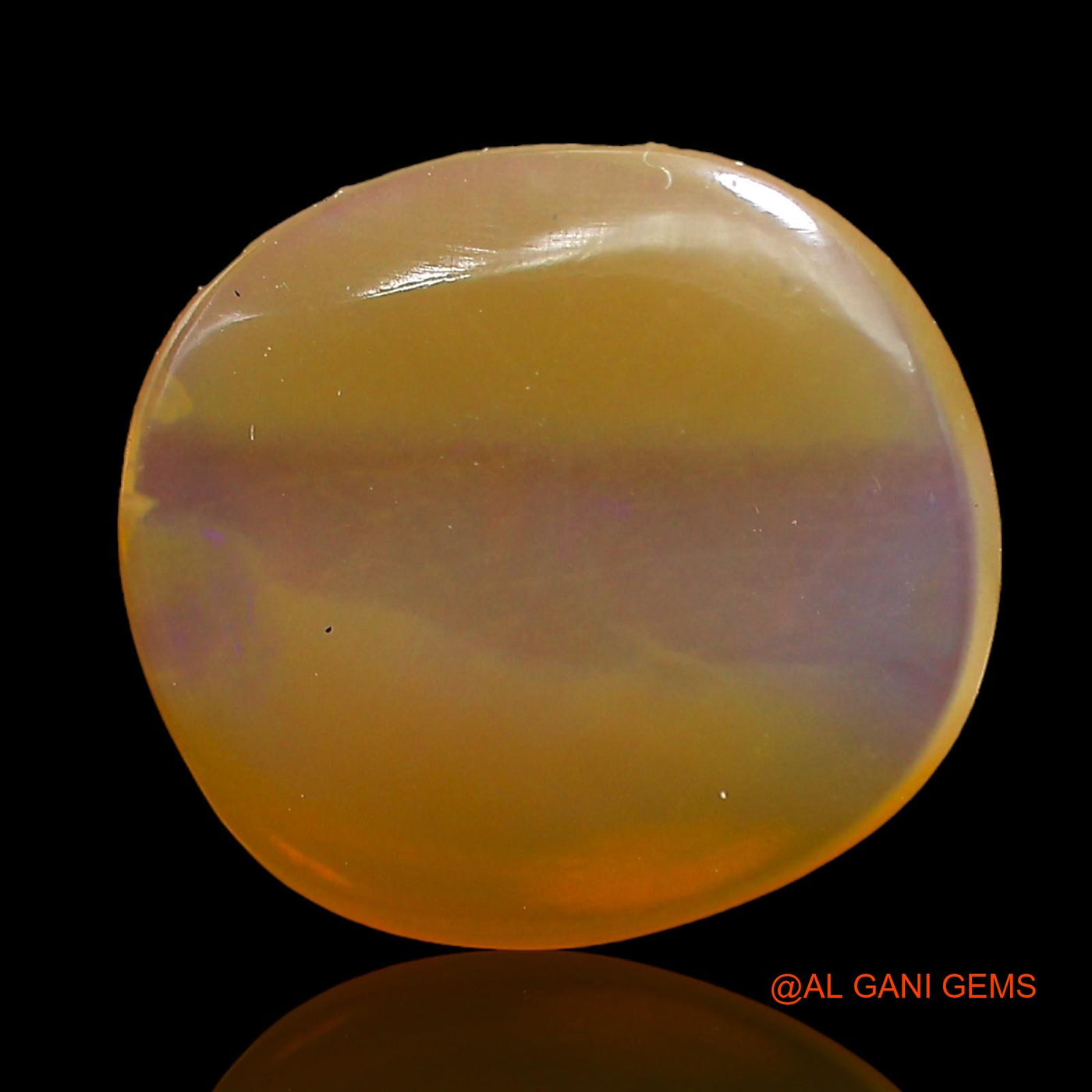 Natural Untreated Fire Opal Loose Gemstone Oval Cabochon From Australia 3.00 Cts 13x11x2 mm AC-629