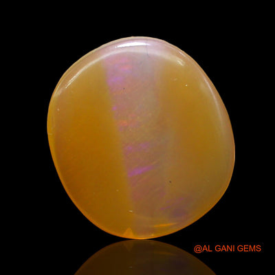 Natural Untreated Fire Opal Loose Gemstone Oval Cabochon From Australia 3.00 Cts 13x11x2 mm AC-629