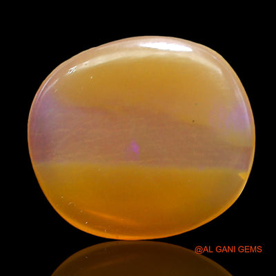 Natural Untreated Fire Opal Loose Gemstone Oval Cabochon From Australia 3.00 Cts 13x11x2 mm AC-629